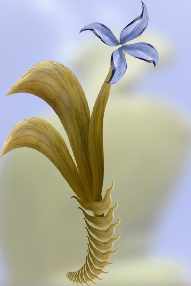 Creation of Wooden flower: Step 4